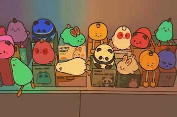 شب خواب چراغ سیلیکونی چراغ خواب سیلیکونی